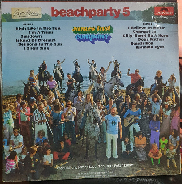 James Last Company : Beachparty 5 (LP, Album)