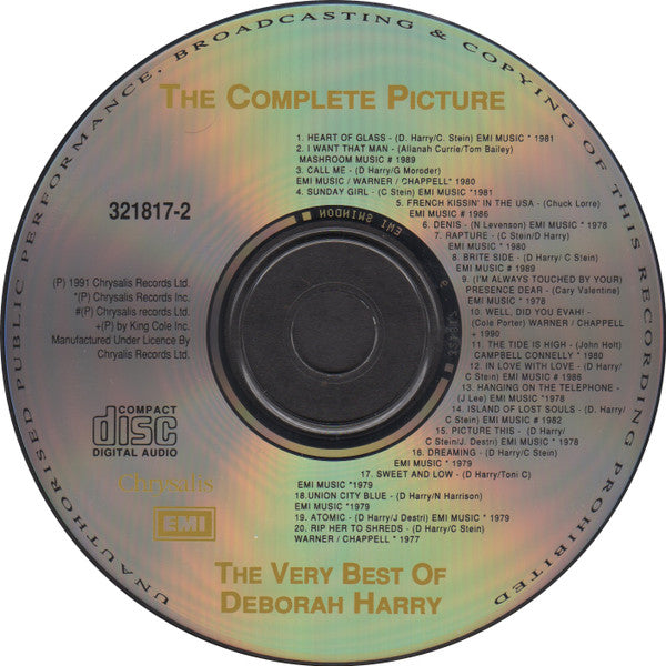 Deborah Harry And Blondie : The Complete Picture - The Very Best Of Deborah Harry And Blondie (CD, Comp)