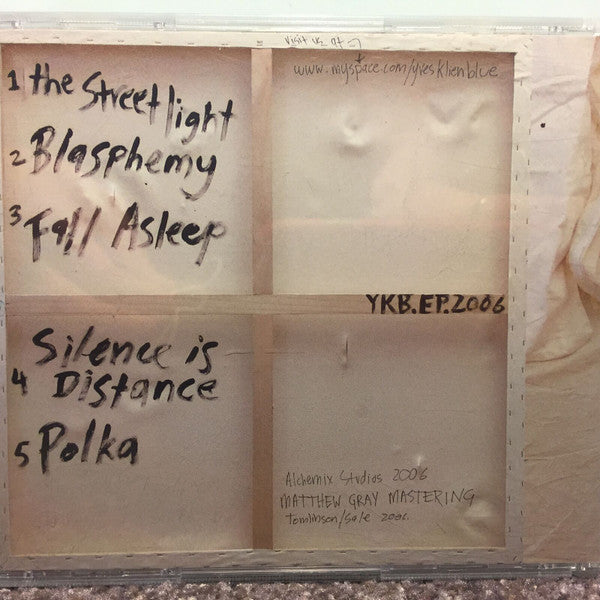 Yves Klein Blue : Yves Klein Blue Draw Attention To Themselves (CD, EP)