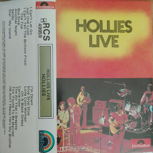 The Hollies : Hollies Live (Cass, Album)