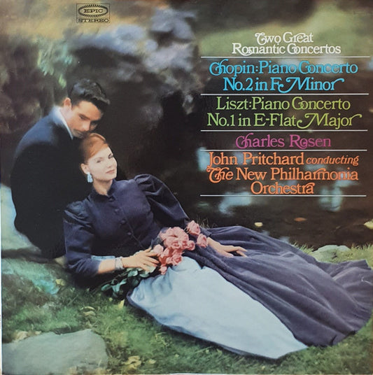 Chopin* |  Liszt* / Charles Rosen, John Pritchard conducting The New Philharmonia Orchestra* : Two Great Romantic Concertos (LP)