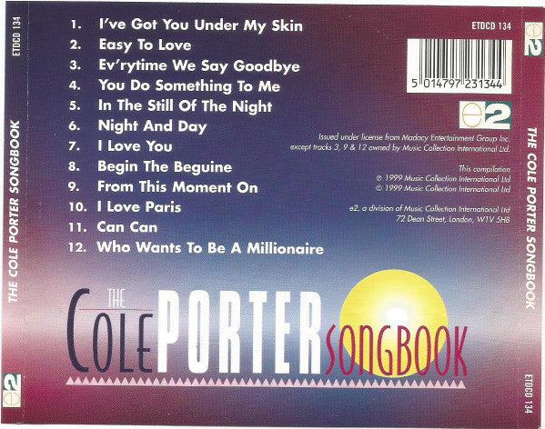 101 Strings Orchestra and the London Theatre Orchestra : The Cole Porter Songbook (CD, Comp)