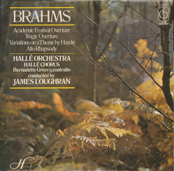 Johannes Brahms - Hallé Orchestra : Academic Festival Overture (LP, Album, Sle)