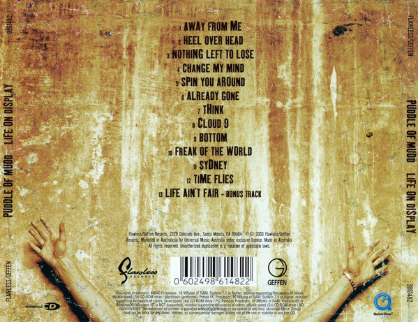 Puddle Of Mudd : Life On Display (CD, Album, Enh)