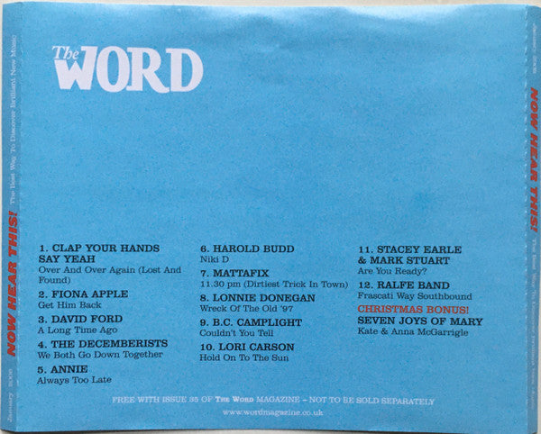Various : Now Hear This! (The Best Way To Discover Brilliant New Music) (January 2006) (CD, Comp, Promo)