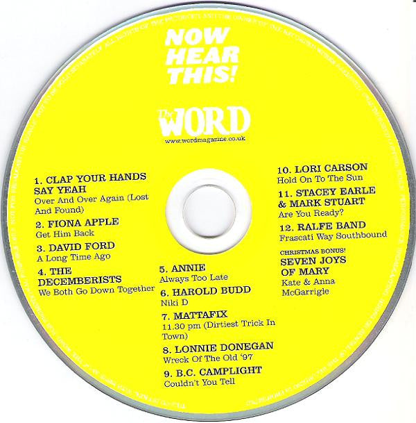 Various : Now Hear This! (The Best Way To Discover Brilliant New Music) (January 2006) (CD, Comp, Promo)