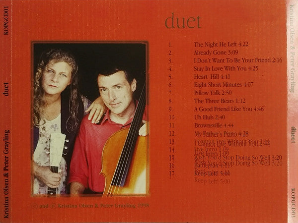 Kristina Olsen & Peter Grayling : Duet (CD, Album)