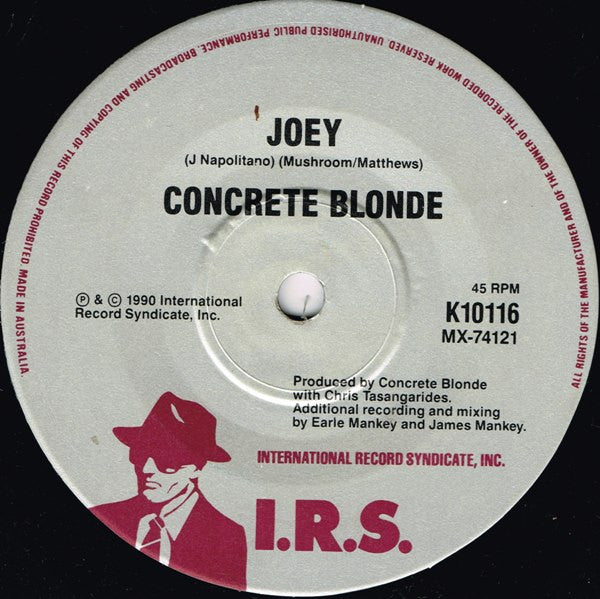 Concrete Blonde : Joey (7", Single)