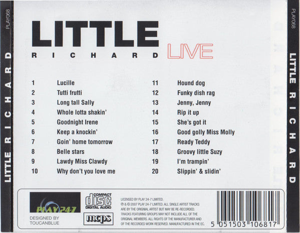 Little Richard : Live (CD, Album)
