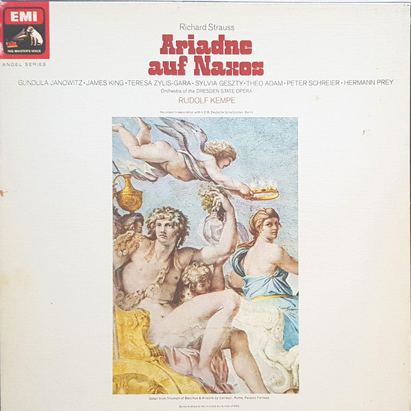 Richard Strauss, Gundula Janowitz, James King (3), Teresa Żylis-Gara, Sylvia Geszty, Theo Adam, Peter Schreier, Hermann Prey  , Staatskapelle Dresden Orchestra Of The Dresden State Opera Rudolf Kempe : Ariadne Auf Naxos (3xLP, RE + Box)