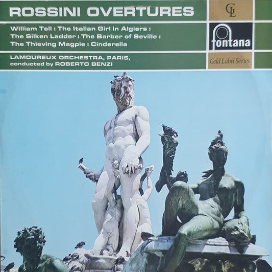 Gioacchino Rossini, Orchestre Des Concerts Lamoureux Conducted By Roberto Benzi : Overtures (LP, Comp)
