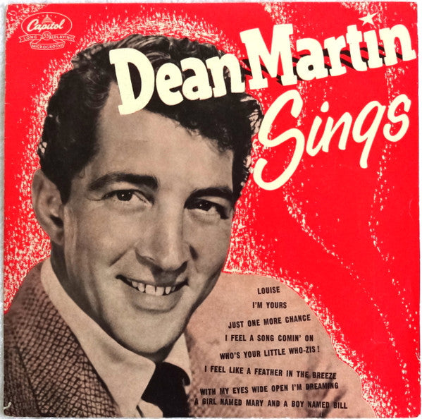 Dean Martin : Dean Martin Sings (10", Album, Mono, RP)
