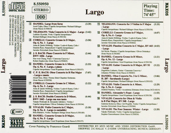 Various : Largo (CD, Comp)