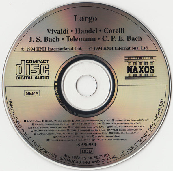 Various : Largo (CD, Comp)