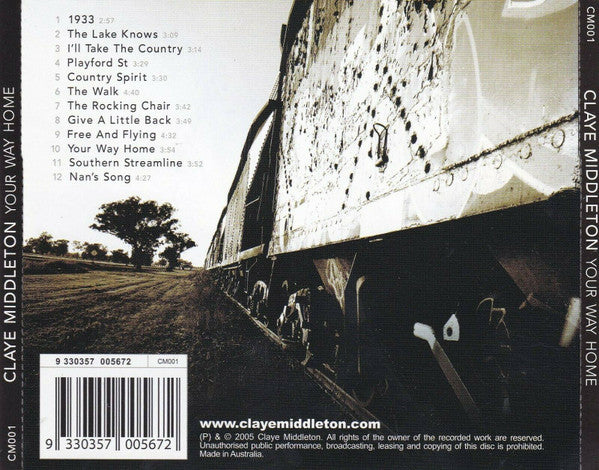 Claye Middleton : Your Way Home (CD, Album)