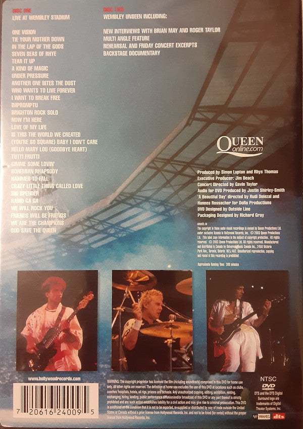 Queen : Live At Wembley Stadium (2xDVD-V, NTSC)