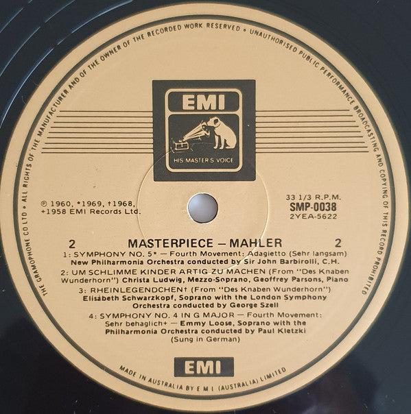 Gustav Mahler : Masterpiece II (LP, Comp)