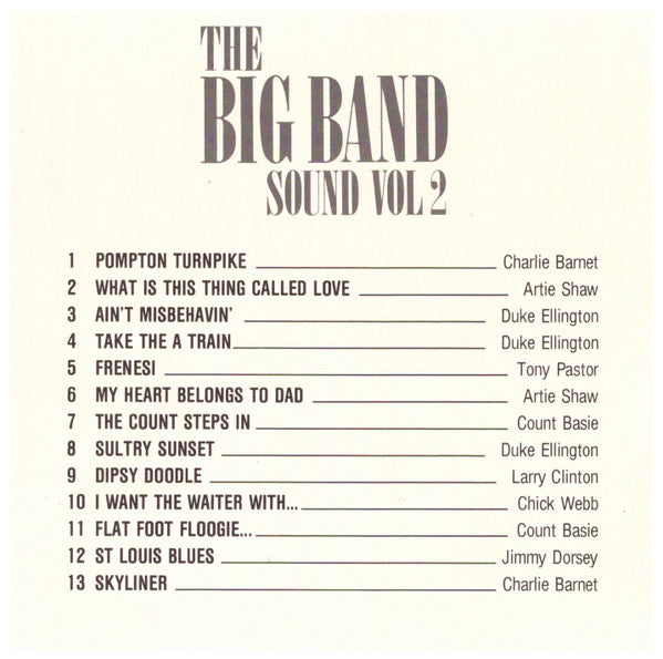 Various : The Big Band Sound Vol. 2 (CD, Comp)