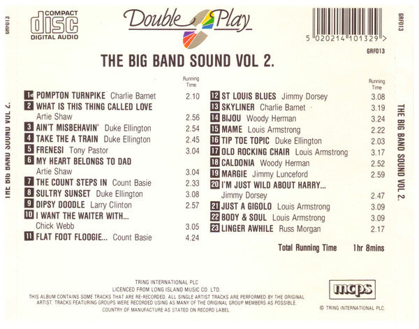 Various : The Big Band Sound Vol. 2 (CD, Comp)