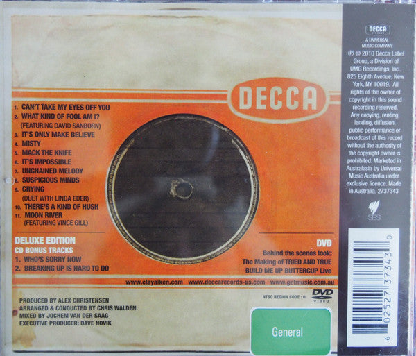 Clay Aiken : Tried & True (CD, Album, Dlx + DVD-V, NTSC)