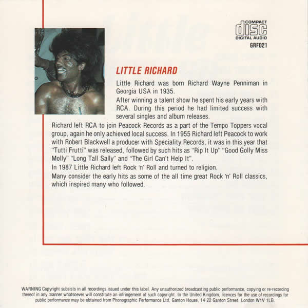 Little Richard : 27 Track Collection (CD, Comp)