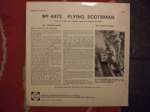 Alan Pegler : № 4472 Flying Scotsman  - The Story Of This Famous Locomotive  (LP, Album, Red)