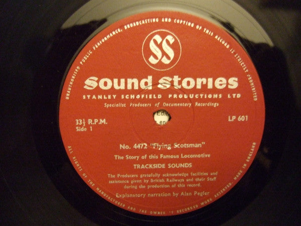 Alan Pegler : № 4472 Flying Scotsman  - The Story Of This Famous Locomotive  (LP, Album, Red)