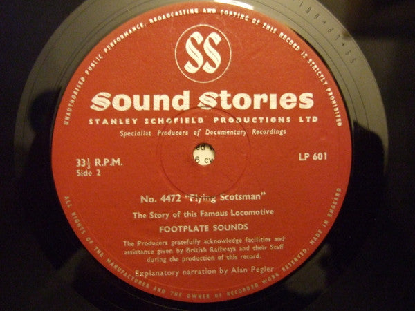 Alan Pegler : № 4472 Flying Scotsman  - The Story Of This Famous Locomotive  (LP, Album, Red)