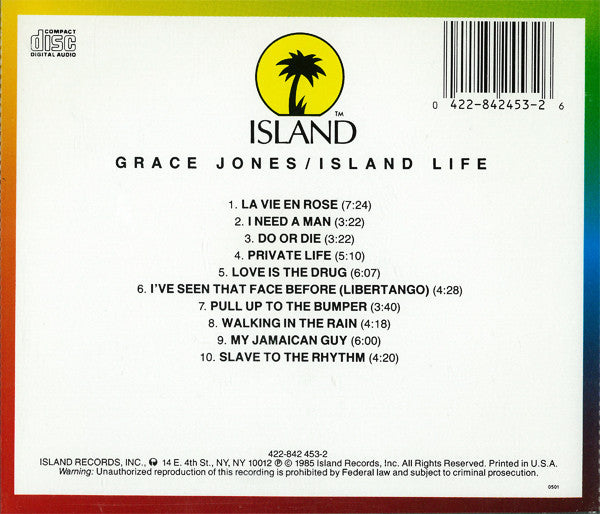 Grace Jones : Island Life (CD, Comp)
