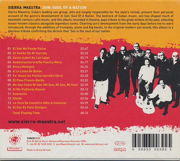 Sierra Maestra : Son: Soul Of A Nation (CD, Album)