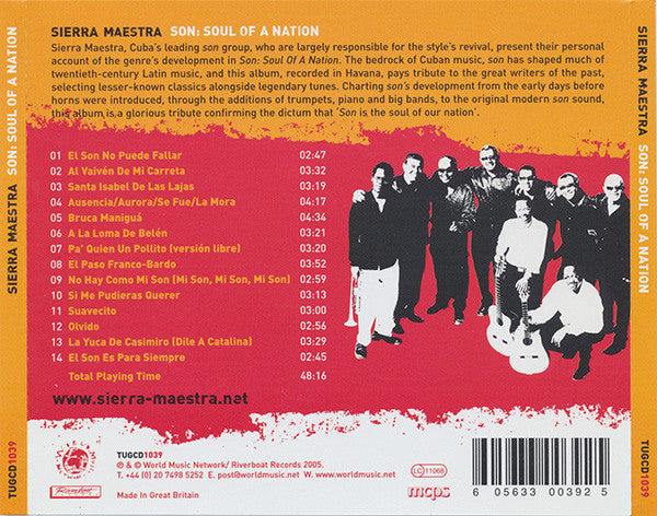 Sierra Maestra : Son: Soul Of A Nation (CD, Album)