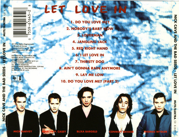 Nick Cave & The Bad Seeds : Let Love In (CD, Album)