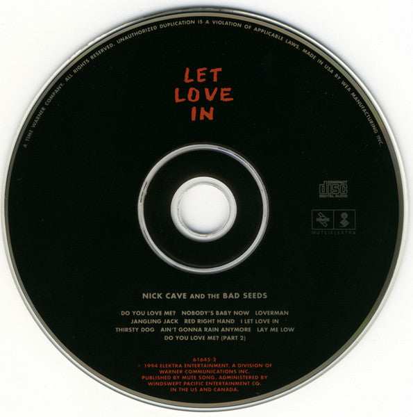 Nick Cave & The Bad Seeds : Let Love In (CD, Album)