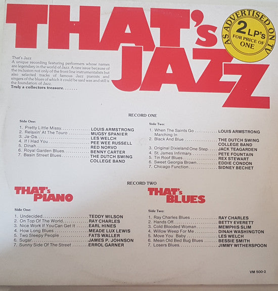 Various : That's Jazz (2xLP, Comp)