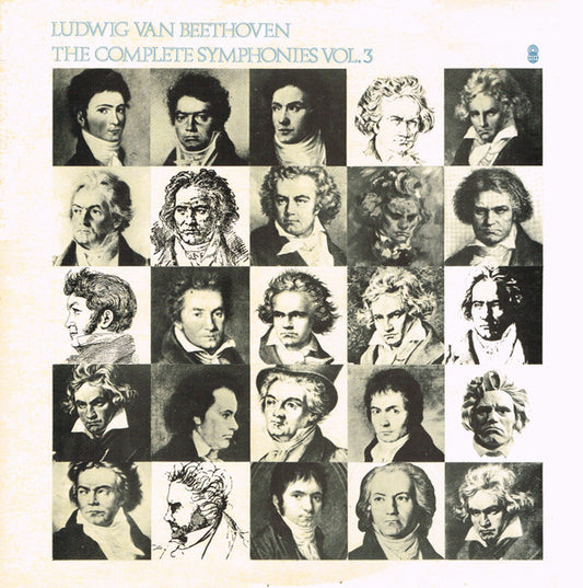 Ludwig van Beethoven : The Complete Symphonies Vol. 3 (LP, Album, Quad, Club, RE)