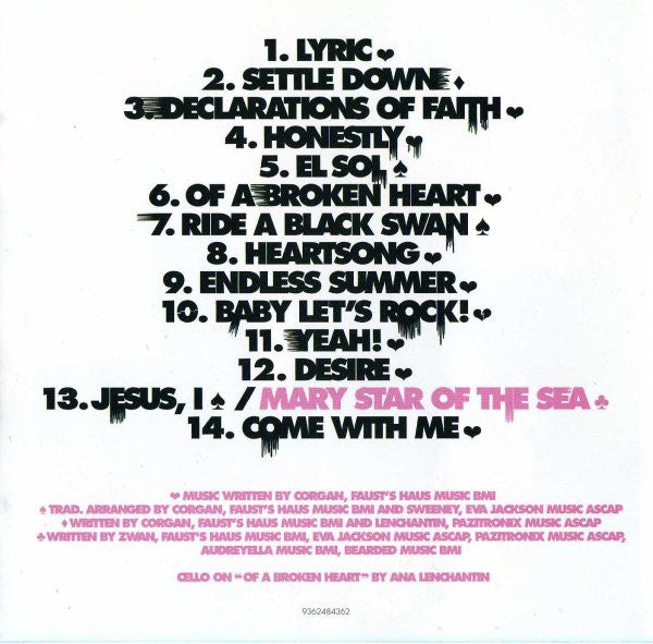 Zwan : Mary Star Of The Sea (CD, Album)