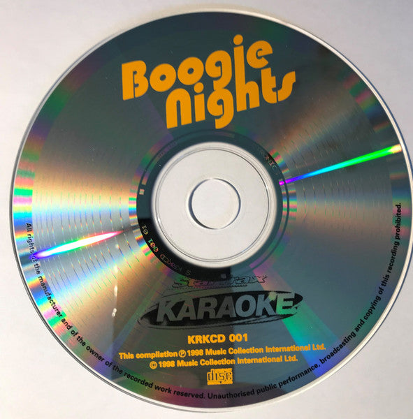 Unknown Artist : Boogie Nights (CD)