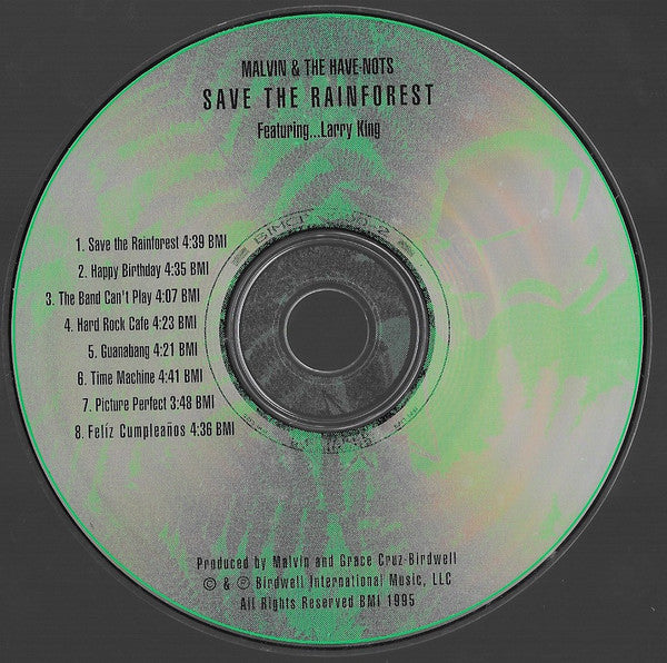 Malvin & The Have-Nots : Save The Rainforest Featuring...Larry King (CD, Album)