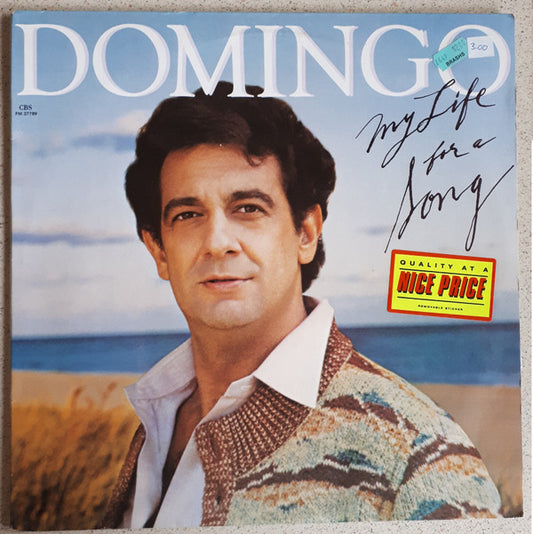 Placido Domingo : My Life For A Song (LP)