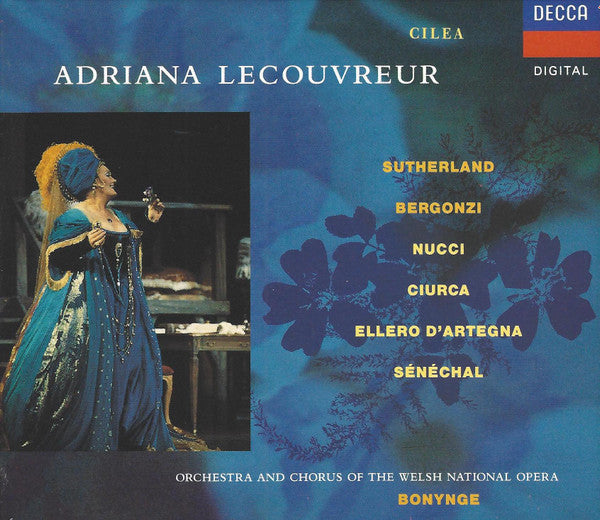 Francesco Cilea - Joan Sutherland, Carlo Bergonzi, Leo Nucci, Cleopatra Ciurca, Francesco Ellero D'Artegna, Michel Sénéchal, The Welsh National Opera Orchestra And Welsh National Opera Chorus, Richard Bonynge : Adriana Lecouvreur  (2xCD, Album + Box, Sli)
