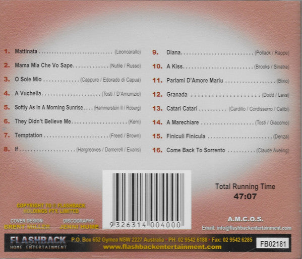 Mario Lanza : They Didn't Believe Me (CD, Comp, RM)