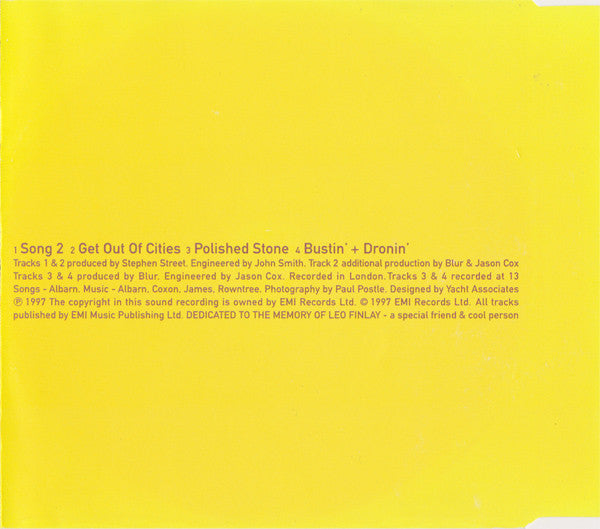Blur : Song 2 (CD, Single)
