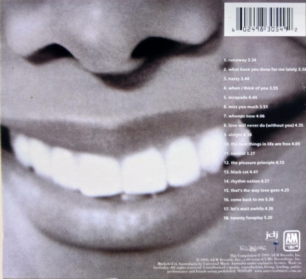Janet Jackson : Design Of A Decade 1986/1996 (CD, Comp, Ltd, RE)