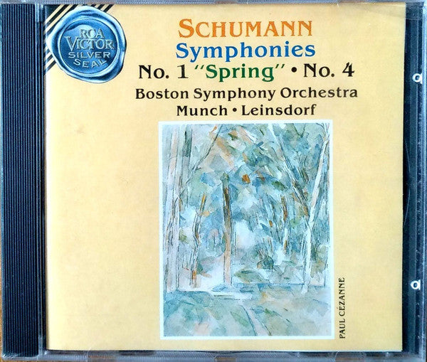 Schumann* : Symphonies No.1 "Spring" -  No.4. Boston Symphony Orchestra. Munch - Leinsdorf. (CD, Comp)