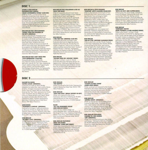 Bob Sinclar : House Masters (2xCD, Comp)
