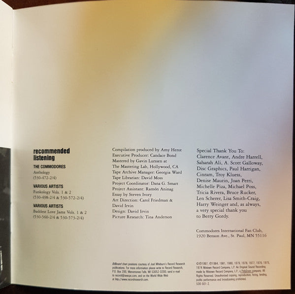 The Commodores* : The Ultimate Collection (CD, Comp, RM, PMD)