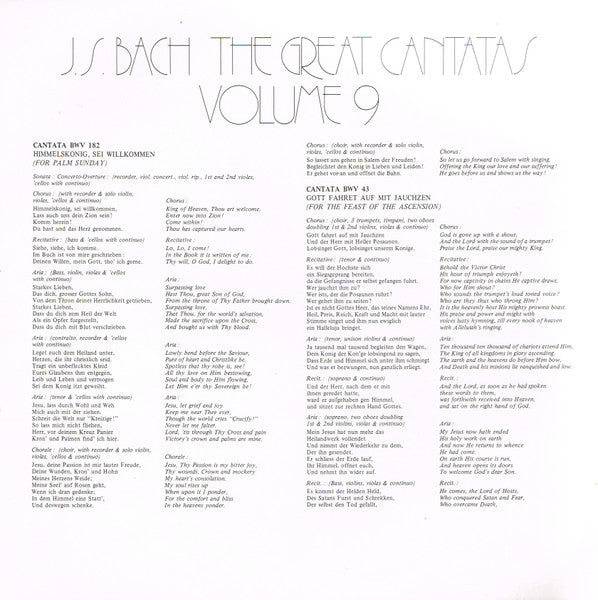 Johann Sebastian Bach : The Great Cantatas Volume 9 (LP, Album, Club, RE)