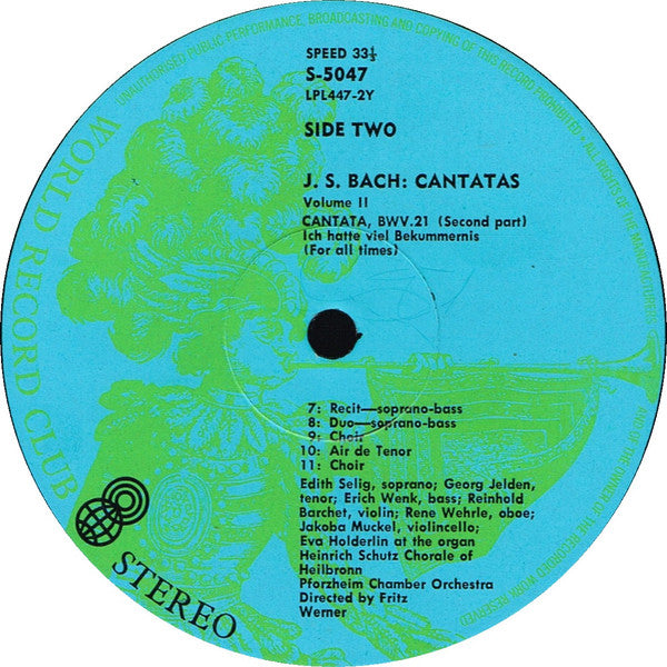 Johann Sebastian Bach : The Great Cantatas Volume 11 (LP, Album, Club, RE)