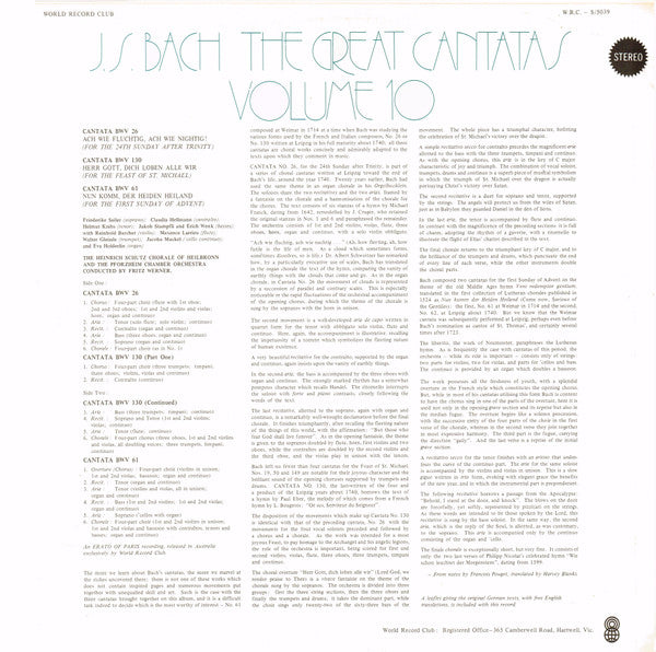 Johann Sebastian Bach : The Great Cantatas Volume 10 (LP, Album, Club, RE)