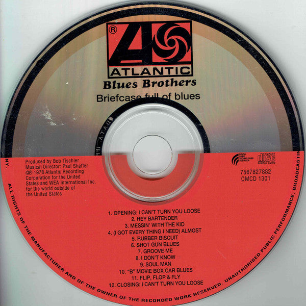 The Blues Brothers : Briefcase Full Of Blues (CD, Album, RE, RM)